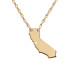 POSH State Necklace w/ Heart 