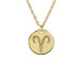 Yellow POSH Zodiac Sign Necklace