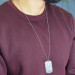 Handwriting Daddy Dog Tag 