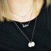 tiny POSH Horseshoe necklace