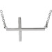 White tiny POSH Cross Personalized Jewelry
